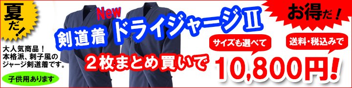 剣道着・ドライジャージⅡの詳細はこちら