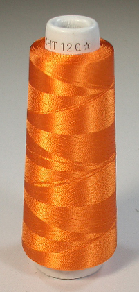 剣道防具 刺繍糸 オレンジ色
