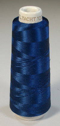 剣道防具 刺繍糸 青色