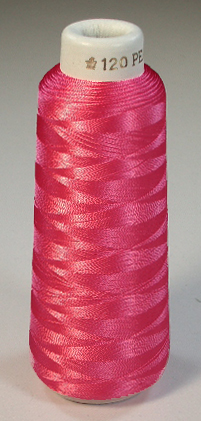剣道防具 刺繍糸 濃いピンク色