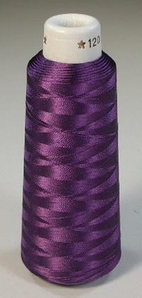 剣道防具 刺繍糸 紫色